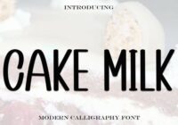 Cakemilk Font - Featured Image