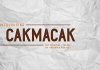 Cakmacak Font - Featured Image