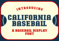 California Baseball Font - Featured Image