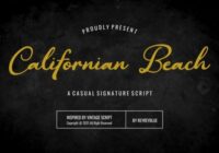Californian Beach Font - Featured Image