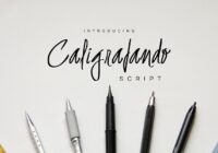 Caligrafando Script Font - Featured Image