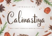 Calinastiya Font - Featured Image