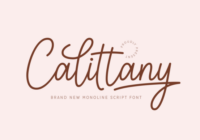 Calittany Font - Featured Image