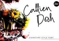 Callien Pooh Font - Featured Image