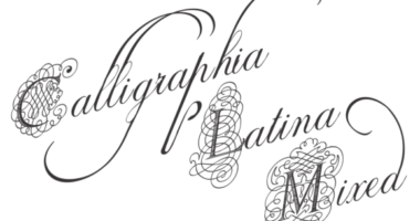 Calligraphia Latina Mixed Font - Featured Image