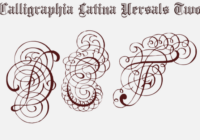 Calligraphia Latina Versals Two Font - Featured Image