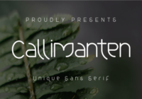 Callimanten Font - Featured Image