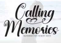 Calling Memories Font - Featured Image