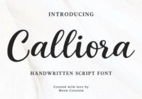 Calliora Font - Featured Image