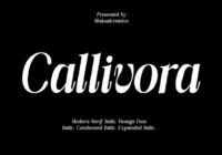 Callivora Italic Font - Featured Image
