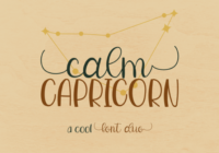 Calm Capricorn Duo Font - Featured Image