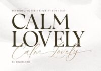 Calm Lovely Font - Featured Image