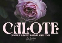 Calote Font - Featured Image
