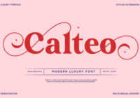 Calteo Font - Featured Image
