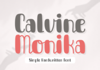 Calvine Monika Font - Featured Image