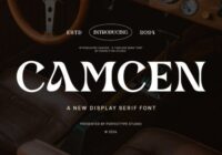 Camcen Font - Featured Image