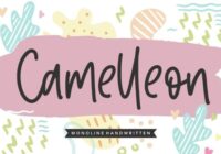 Camelleon Font - Featured Image