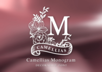 Camellias Monogram Font - Featured Image