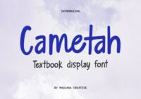 Cametah Font - Featured Image