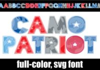 Camo Patriot Font - Featured Image