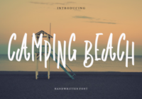 Camping Beach Font - Featured Image