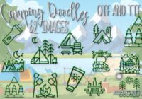Camping Doodles Font - Featured Image