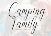 Camping Family Font - Featured Image