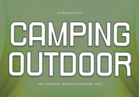 Camping Outdoor Font - Featured Image