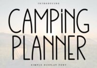 Camping Planner Font - Featured Image