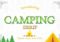 Camping Serif Font - Featured Image