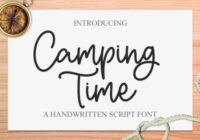 Camping Time Font - Featured Image