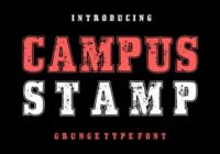 Campus Stamp Font - Featured Image