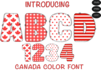 Canada Flag Font - Featured Image