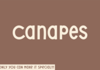 Canapes Font - Featured Image