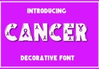 Cancer Font - Featured Image