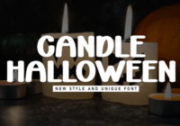 Candle Halloween Font - Featured Image