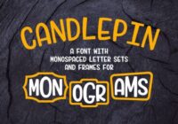 Candlepin Monogram Font - Featured Image