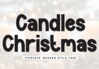 Candles Christmas Font - Featured Image
