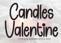 Candles Valentine Font - Featured Image