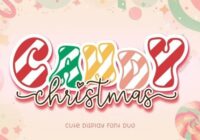 Candy Christmas Duo Font - Featured Image