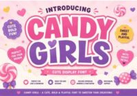 Candy Girls Font - Featured Image