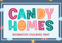 Candy Homes Font - Featured Image