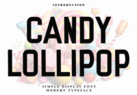 Candy Lollipop Font - Featured Image