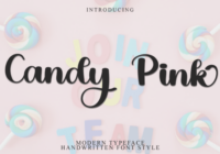 Candy Pink Font - Featured Image
