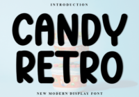 Candy Retro Font - Featured Image