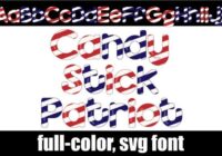 Candy Stick Patriot Font - Featured Image