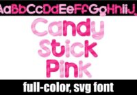 Candy Stick Pink Font - Featured Image