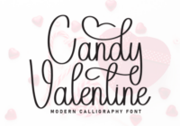 Candy Valentine Font - Featured Image