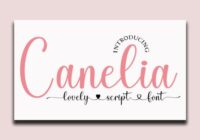 Canelia Font - Featured Image