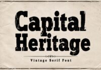 Capital Heritage Font - Featured Image